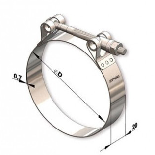 Abraçadeira TUCHO Aço Inox – TIC5765