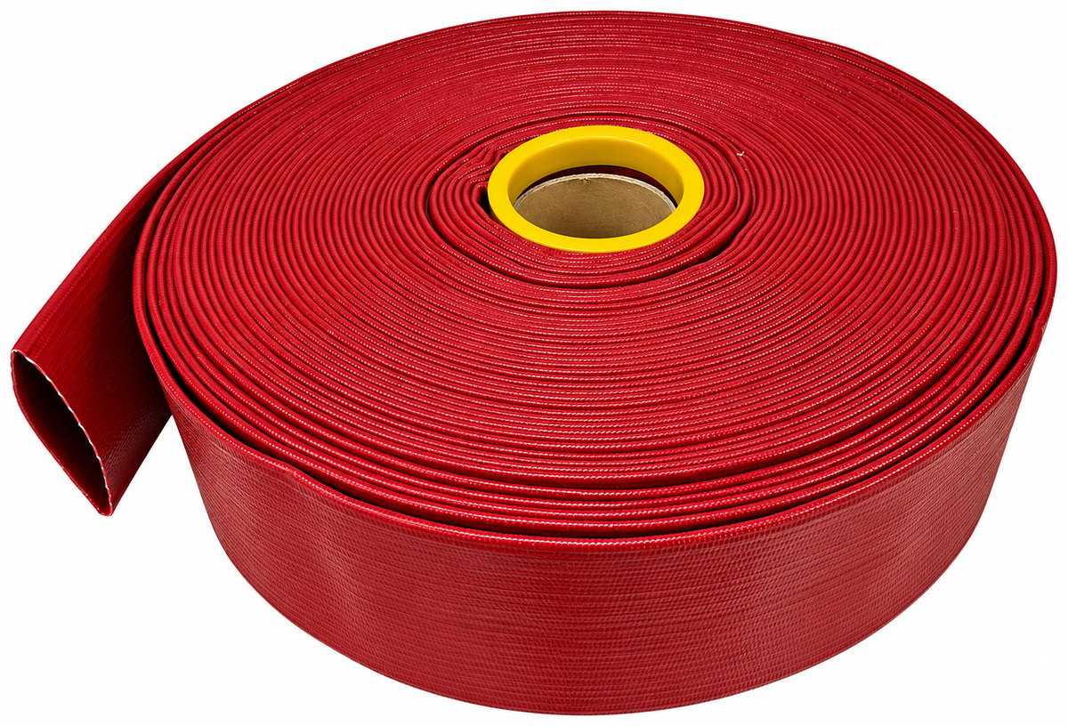 Mangueiras Flat Termoplásticas PVC Vermelha